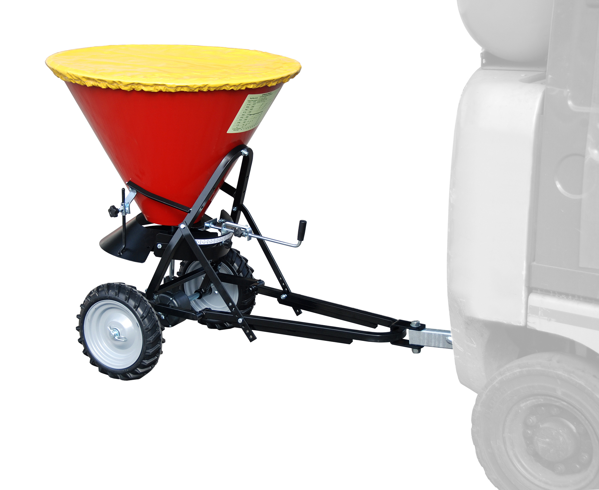 Streuwagen Typ STW RAL 3000 Feuerrot mit Zubehör